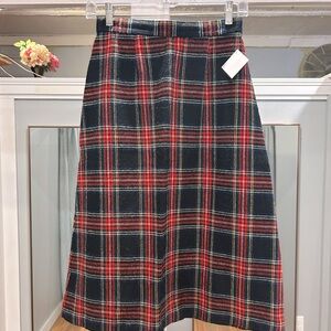 Vintage Plaid Skirt